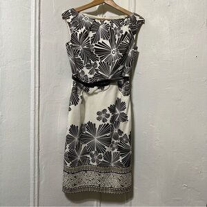 Adrianna Papell Women's Knee Length Business Floral Dresses for Women